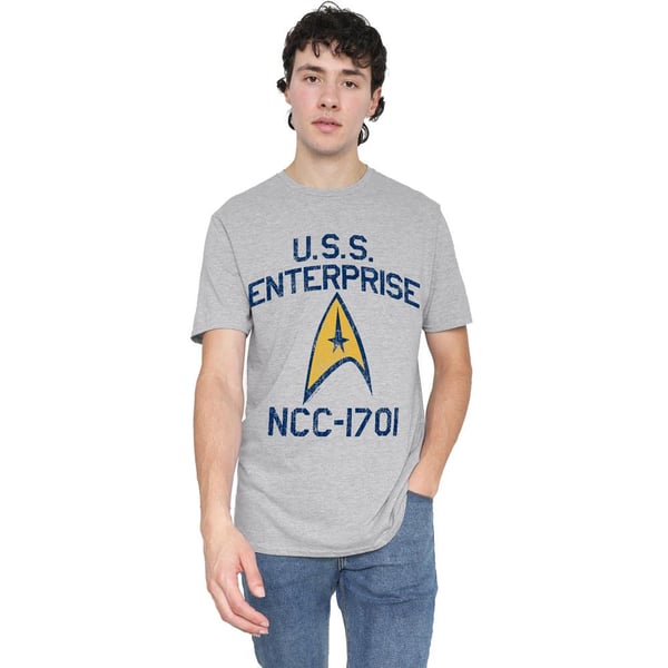 Star Trek Mens Collegiate Arch T-Shirt