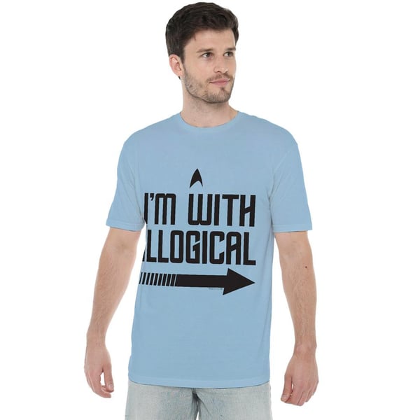 Star Trek Miesten With Illogical T-paita