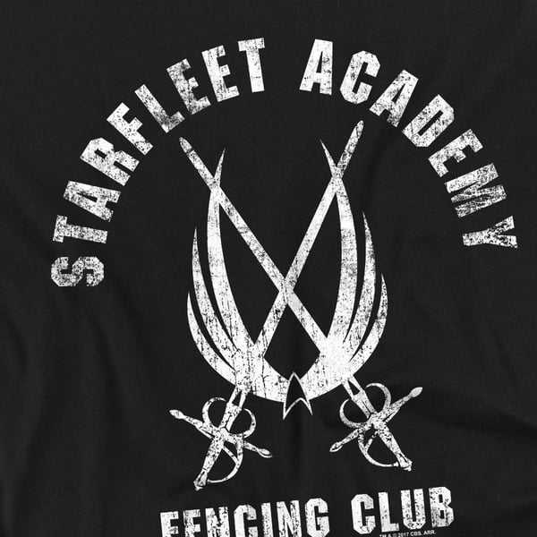 Star Trek Mens Fencing Club T-Shirt