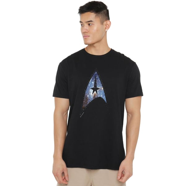 Star Trek Mens Galactic Shield T-Shirt