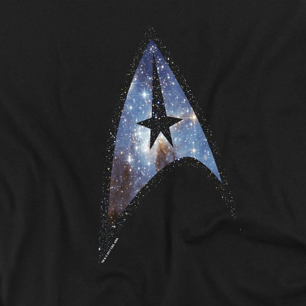 Star Trek Mens Galactic Shield T-Shirt