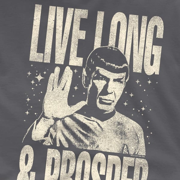 Star Trek: The Original Series Miesten Prosper Spock T-paita