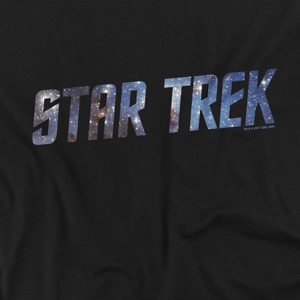 Star Trek Mens Space Logo T-Shirt