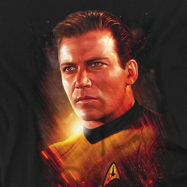 Star Trek: The Original Series Mens Epic Captain Kirk T-Shirt