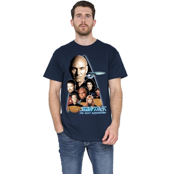 Star Trek Mens Next Generation Crew T-Shirt