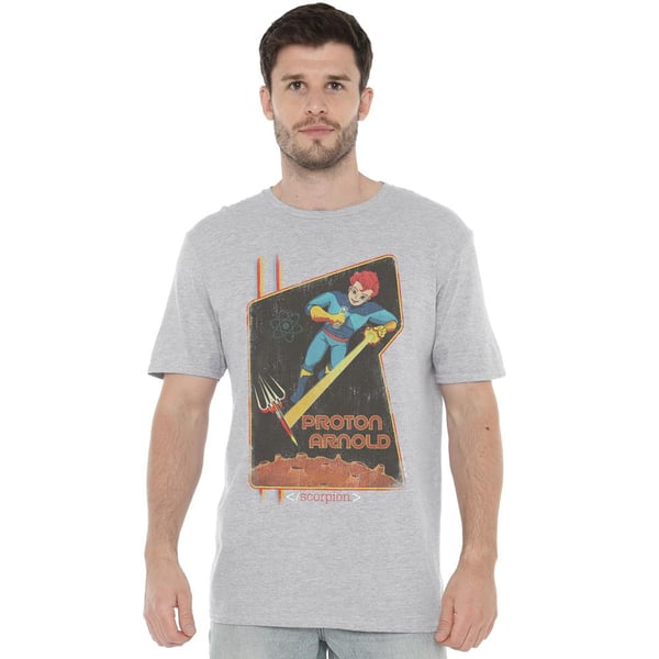 Scorpion Mens Proton Arnold Poster T-Shirt