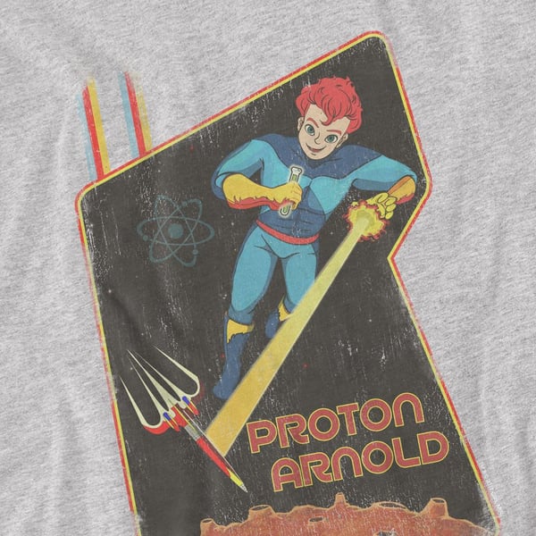 Scorpion Mens Proton Arnold Poster T-Shirt