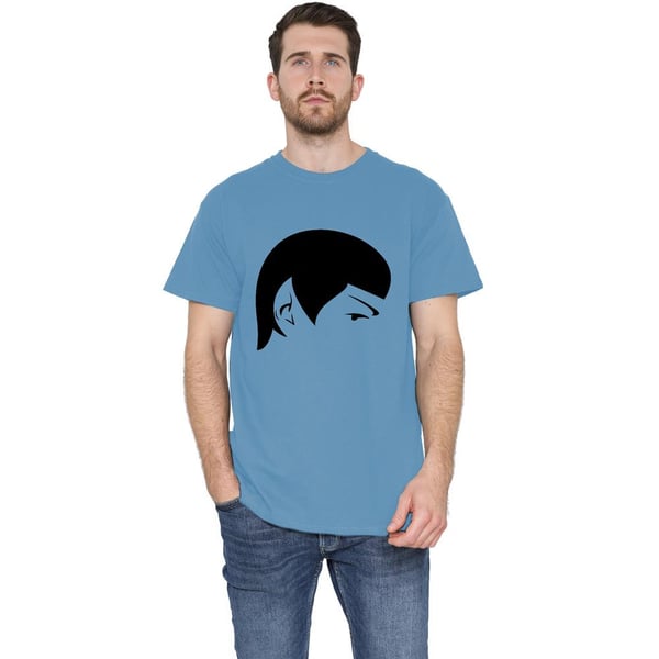 Star Trek: The Original Series Mens Spock Outline T-Shirt