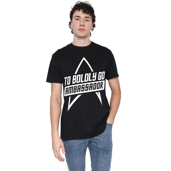 Star Trek Mens To Boldly Go T-Shirt