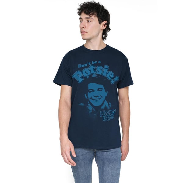 Happy Days Mens Don´t Be a Potsy T-Shirt