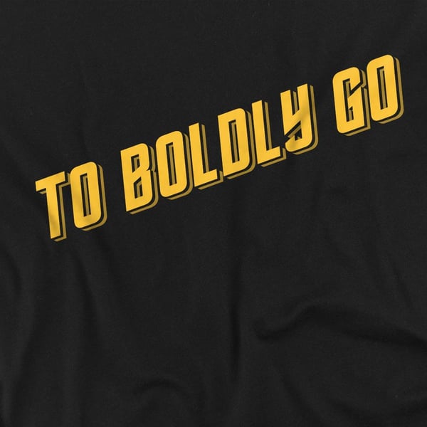 Star Trek Mens Boldly Go T-Shirt
