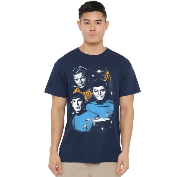 Star Trek Mens All Star Crew T-Shirt