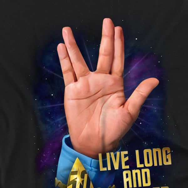Star Trek Mens LLAP 50 T-Shirt