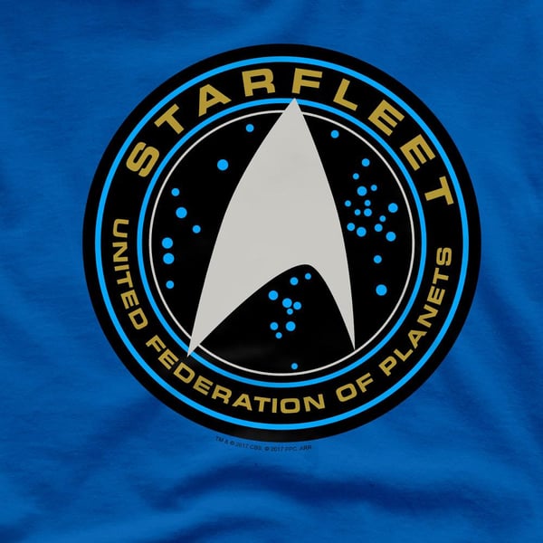 Star Trek Beyond Mens Starfleet Patch T-Shirt