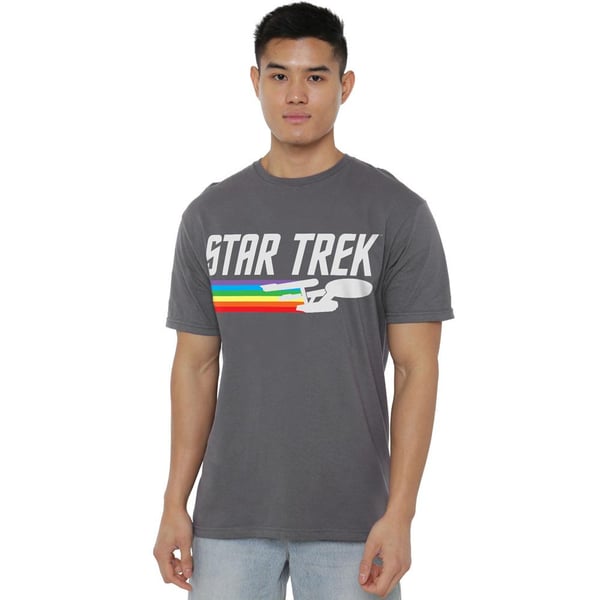 Star Trek Miesten Sateenkaaripolku T-paita