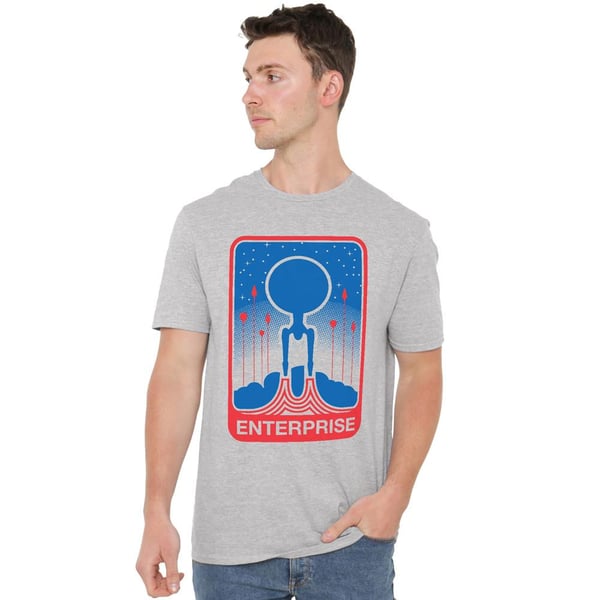 Star Trek Beyond Miesten Enterprise-merkki T-paita