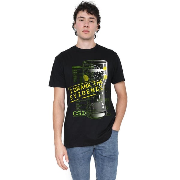 CSI Mens I Drank the Evidence T-Shirt