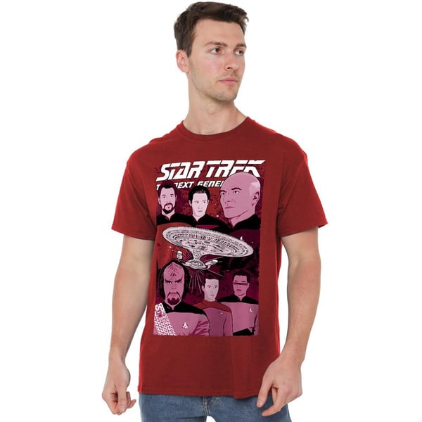 Star Trek Mens Captain & Crew T-Shirt