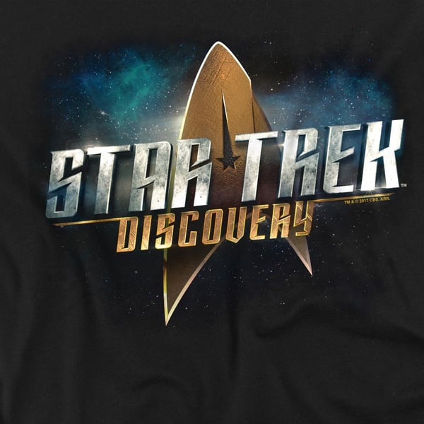 Star Trek: Discovery T-shirt med logo til mænd