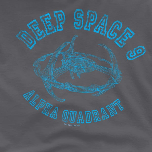 Star Trek Miesten Deep Space 9 Urheilullinen T-paita