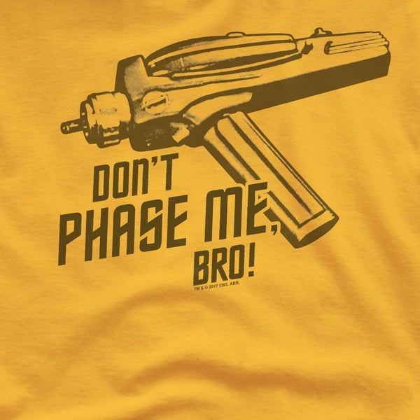 Star Trek Mens Don´t Phase Me Bro T-Shirt