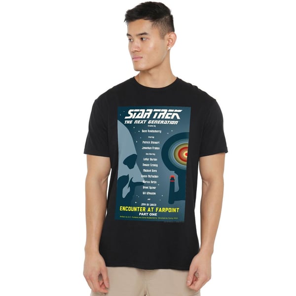 Star Trek Mens The Next Generation Season 1 Episode 1 T-Shirt