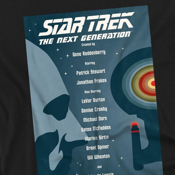 Star Trek Mens The Next Generation Season 1 Episode 1 T-Shirt