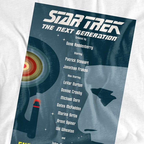 Star Trek Mens The Next Generation Season 1 Episode 2 T-Shirt