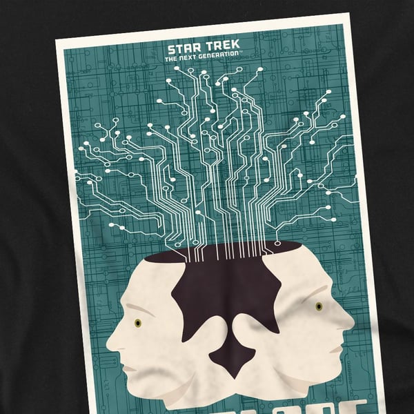 Star Trek Mens The Next Generation Season 1 Episode 13 T-Shirt