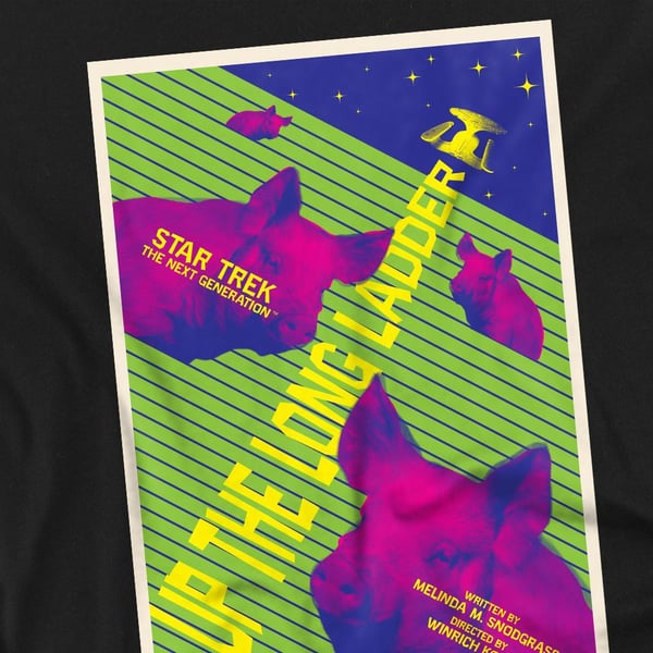 Star Trek Mens The Next Generation Season 2 Episode 18 T-Shirt