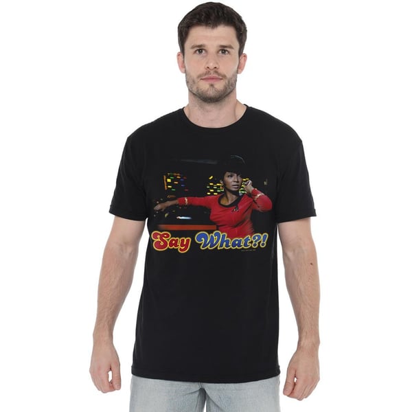 Star Trek Mens Say What T-Shirt
