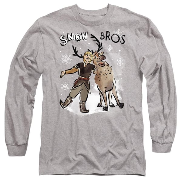 Frozen Unisex Aikuisten Snow Bros Kristoff Sven T-paita