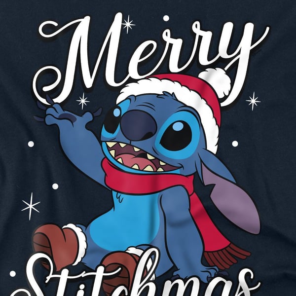 Lilo & Stitch Unisex Adult Merry Stitchmas T-Shirt