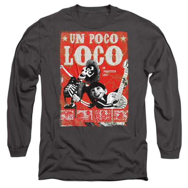 Coco Unisex Adult Un Poco Loco Hector Poster T-Shirt