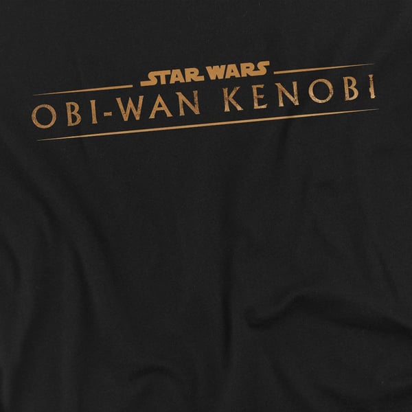 Star Wars Unisex Adult Obi Wan Kenobi Logo T-Shirt