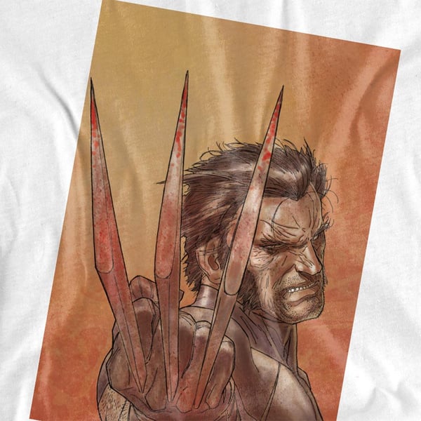 Marvel Unisex Adult X-Men Ready Wolverine T-Shirt