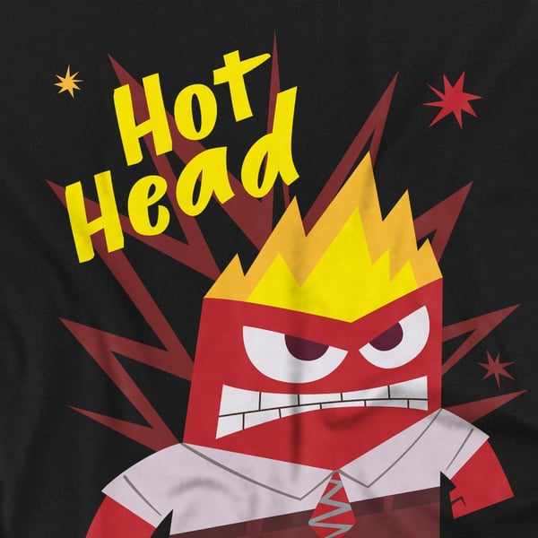Inside Out 2 Unisex Adult Anger T-Shirt
