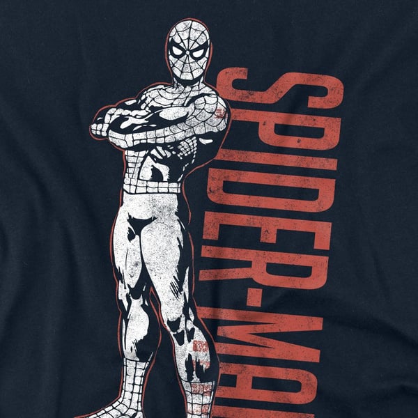 Spider-Man Unisex Adult Hero Stance T-Shirt