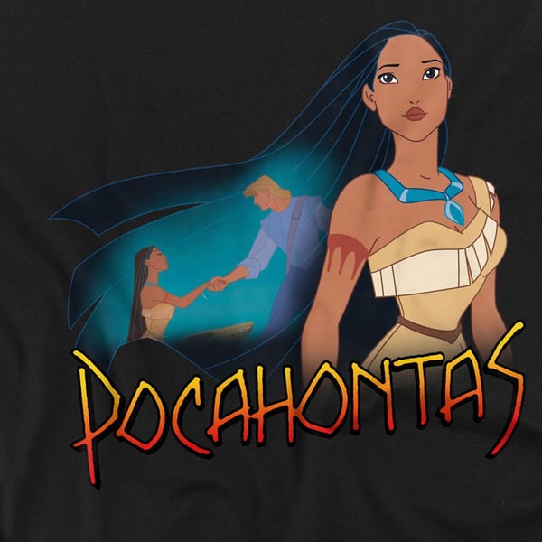 Pocahontas Unisex Adult John Smith Canoe T-Shirt