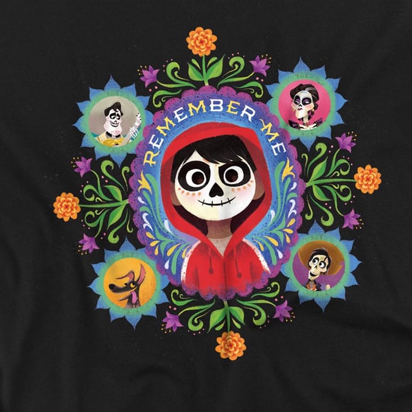 Coco Unisex Adult Remember Me Miguel Ernesto Imelda Hector T-Shirt