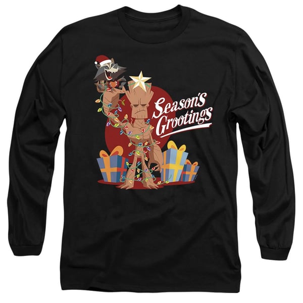 Guardians Of The Galaxy Unisex Aikuisten Seasons Grootings T-paita