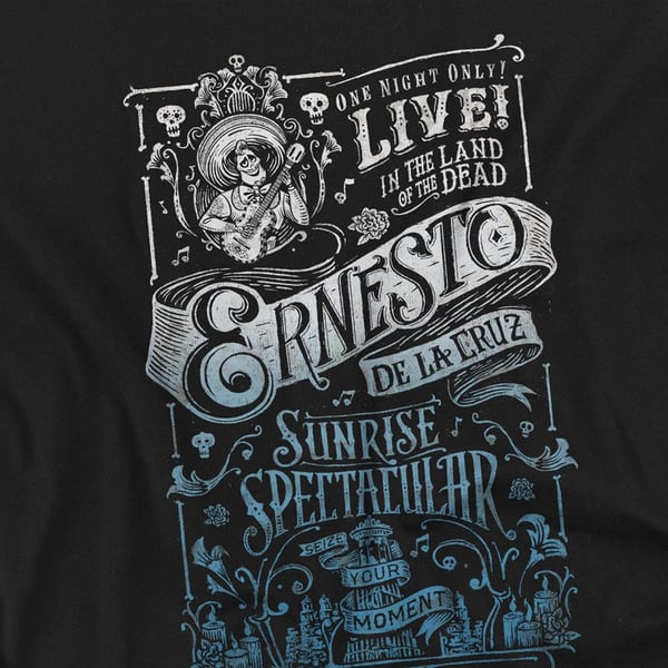 Coco Unisex Adult Sunrise Spectacular Ernesto T-Shirt