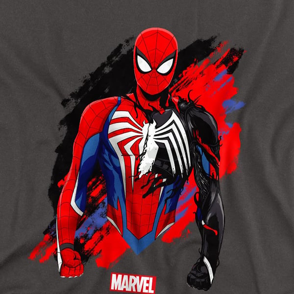Spider-Man Unisex Adult Symbiote T-Shirt