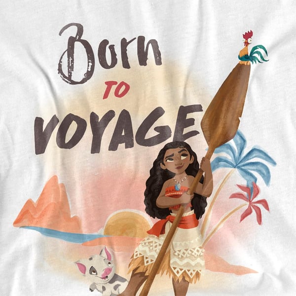 Moana Unisex Adult Born To Voyage T-Shirt