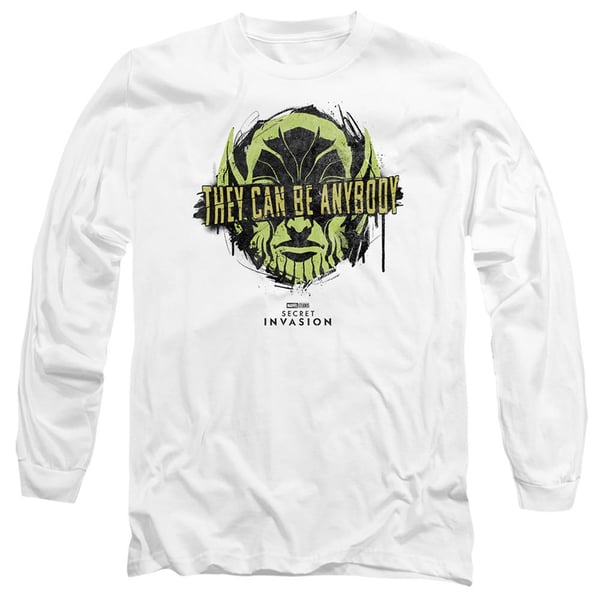 Marvel Unisex Adult Secret Invasion Anybody T-Shirt