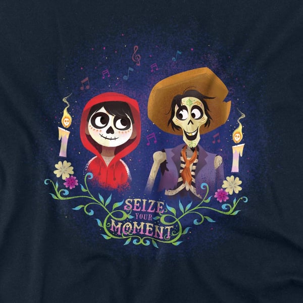 Coco Unisex Adult Seize Your Moment Miguel Hector T-Shirt