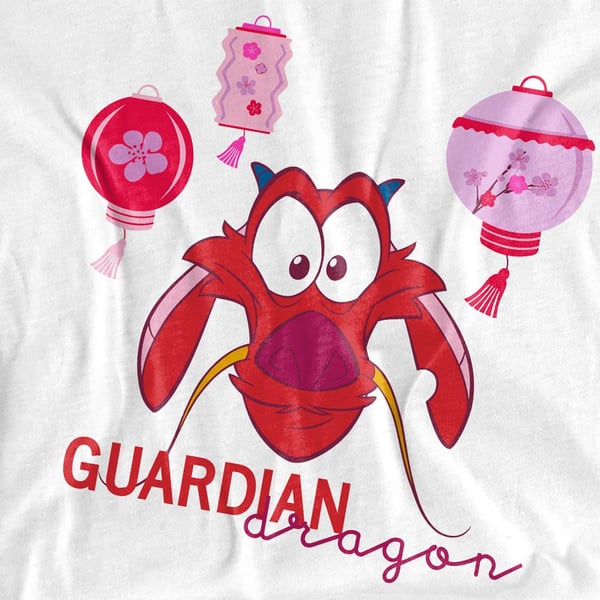 Mulan Unisex Adult Guardian Dragon Mushu T-Shirt