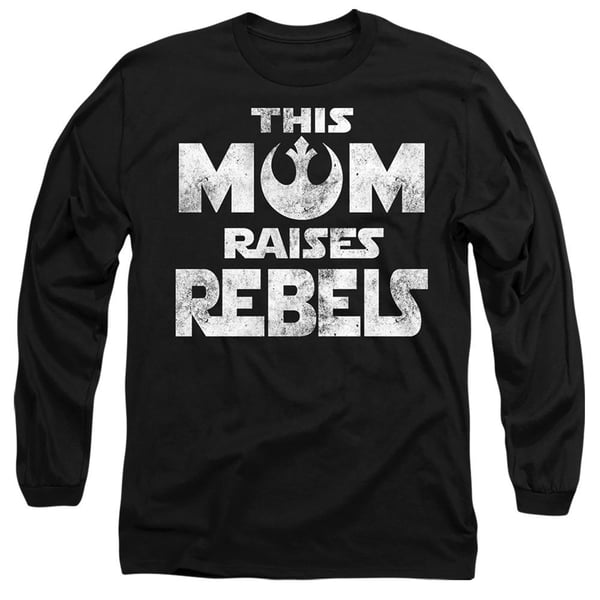 Star Wars Unisex Adult Mom Raises Rebels Mothers Day T-Shirt