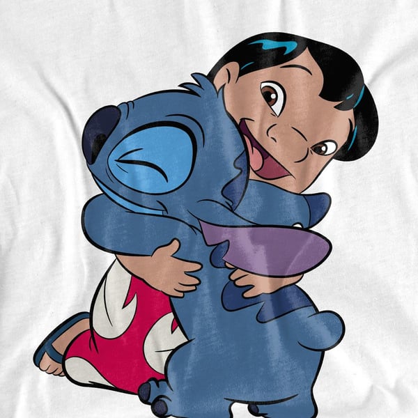 Lilo & Stitch Unisex Adult 90s Hug T-Shirt