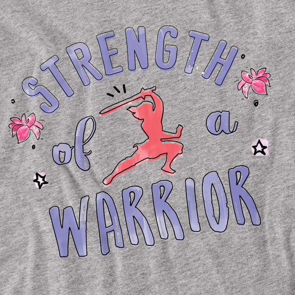 Mulan Unisex Adult Strength Of A Warrior T-Shirt